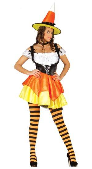 Vestito strega caramelo