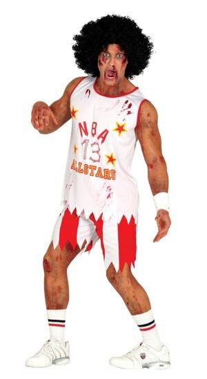 Vestito giocatore di basket zombie