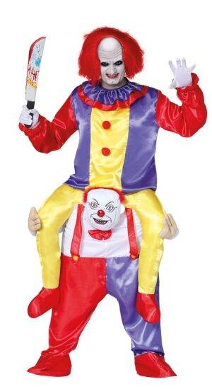 Vestito clown sulle spalle