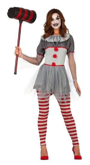Vestito da pagliaccia assassina clown it