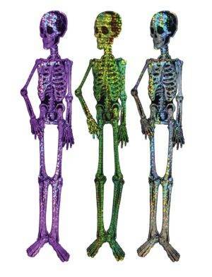 Scheletro olografico decorazione halloween