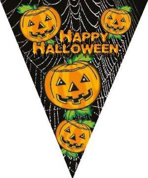 Decorazione bandierine halloween 5mt