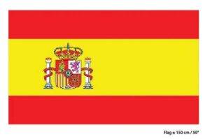 Bandiera spagna cm 90 x 150 in tessuto