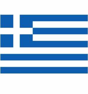 Bandiera grecia in tessuto