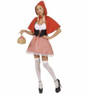 Vestito da mantellino rosso