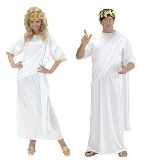 Vestito da toga romano o romana
