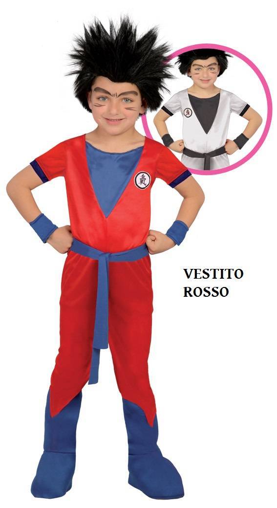 VESTITO GOKU DRAGON NINJA - Abiti e Maschere