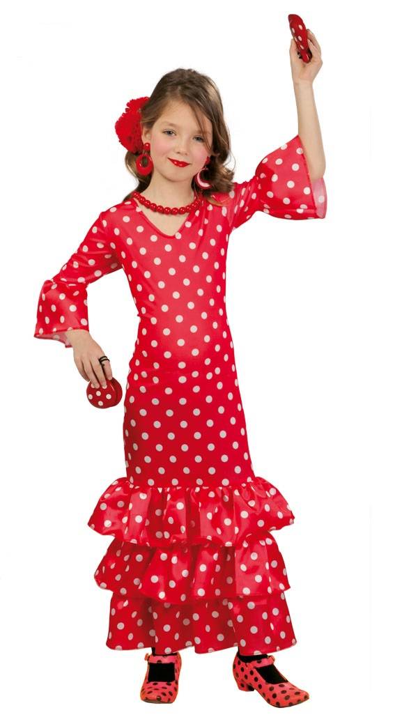 VESTITO FLAMENCO SPAGNOLA - Abiti e Maschere