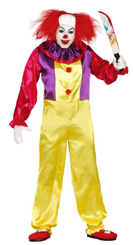 COSTUME CARNEVALE PAGLIACCIO 5/6ANNI VESTITO COMPL.CLOWN ORONERO A TEMA  FILM HARLEY QUINN SUICIDE THE JOKER NO ACCESSORI - Parole e Pensieri