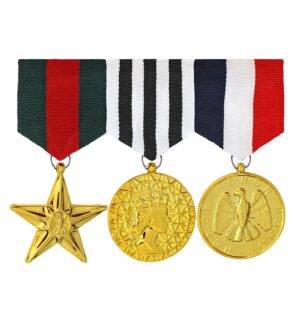 Set di 3 medaglie d onore