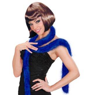 Marabou decorativo blu