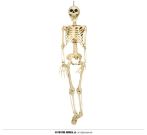 Scheletro appendibile snodato in plastica 90 cm