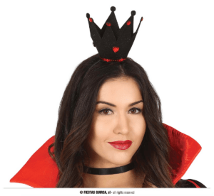 Diadema corona nera