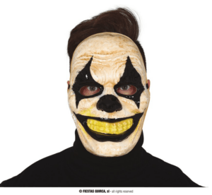 Maschera pagliaccio in pvc