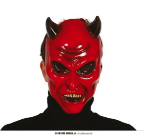 Maschera diavolo pvc