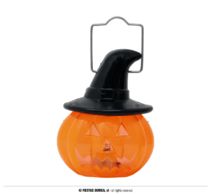 Zucca con luce 8x7 cm