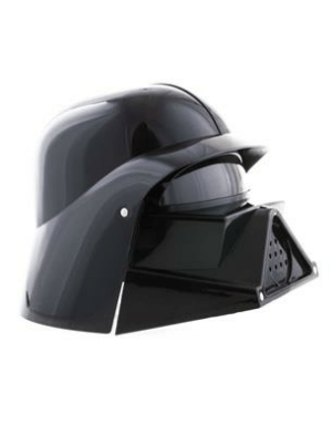 Casco spaziale nero tipo daft punk