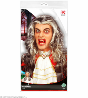 Parrucca lunga da vampiro