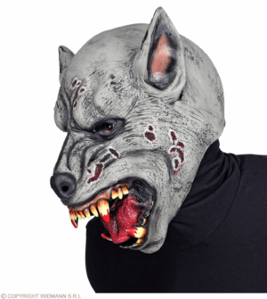 Maschera testa completa lupo mannaro