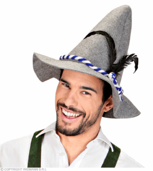 Cappello bavarese con piume