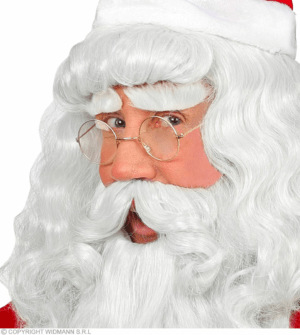 Occhiali babbo natale con lente
