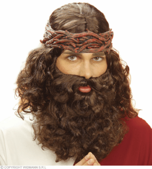 Parrucca da profeta con barba