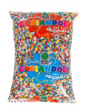 Busta di coriandoli 400 gr top quality
