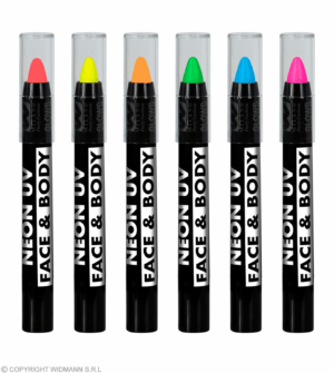 Set da 6 matite trucco fluorescenti