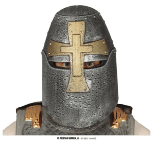 Elmo crociato medievale