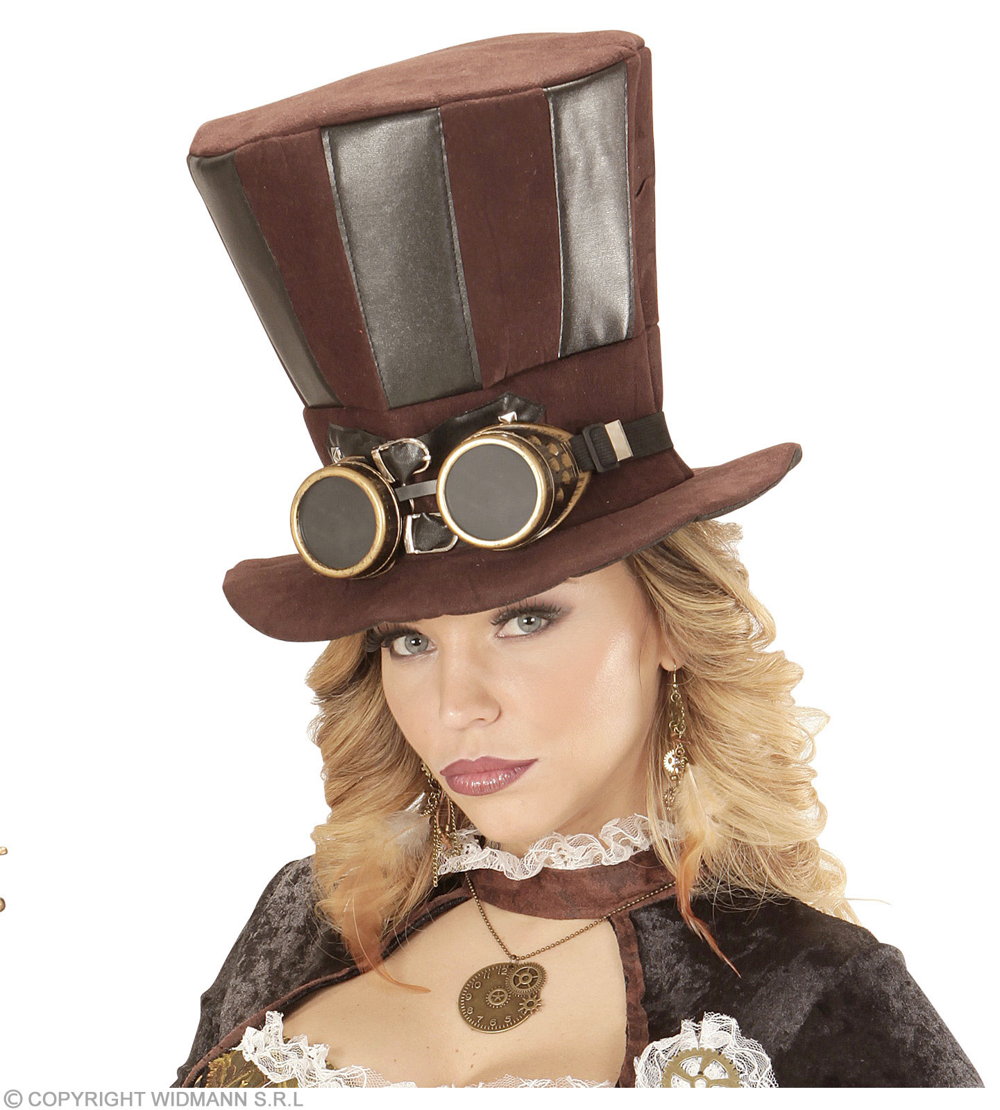 Acquista Cappello Steampunk Cappelli a cilindro Steampunk da uomo