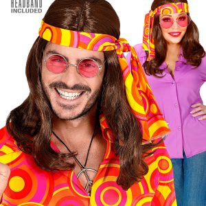 Parrucca ANNI 70 DISCO FEVER CON FASCIA