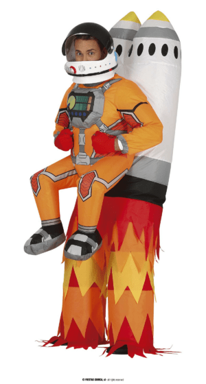 Vestito razzo con astronauta gonfiabile