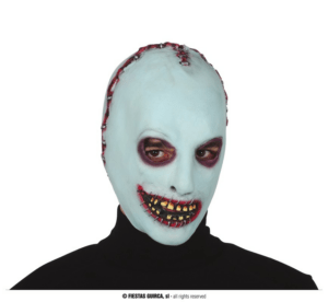 Maschera uomo con graffette in lattice