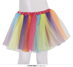 Tutù multicolore per bambino 30cm