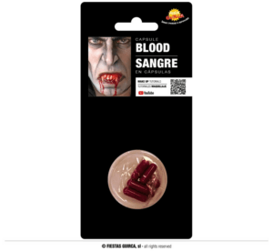 8 capsule di sangue teatrale