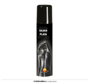 Trucco spray corpo e capelli nero body painting