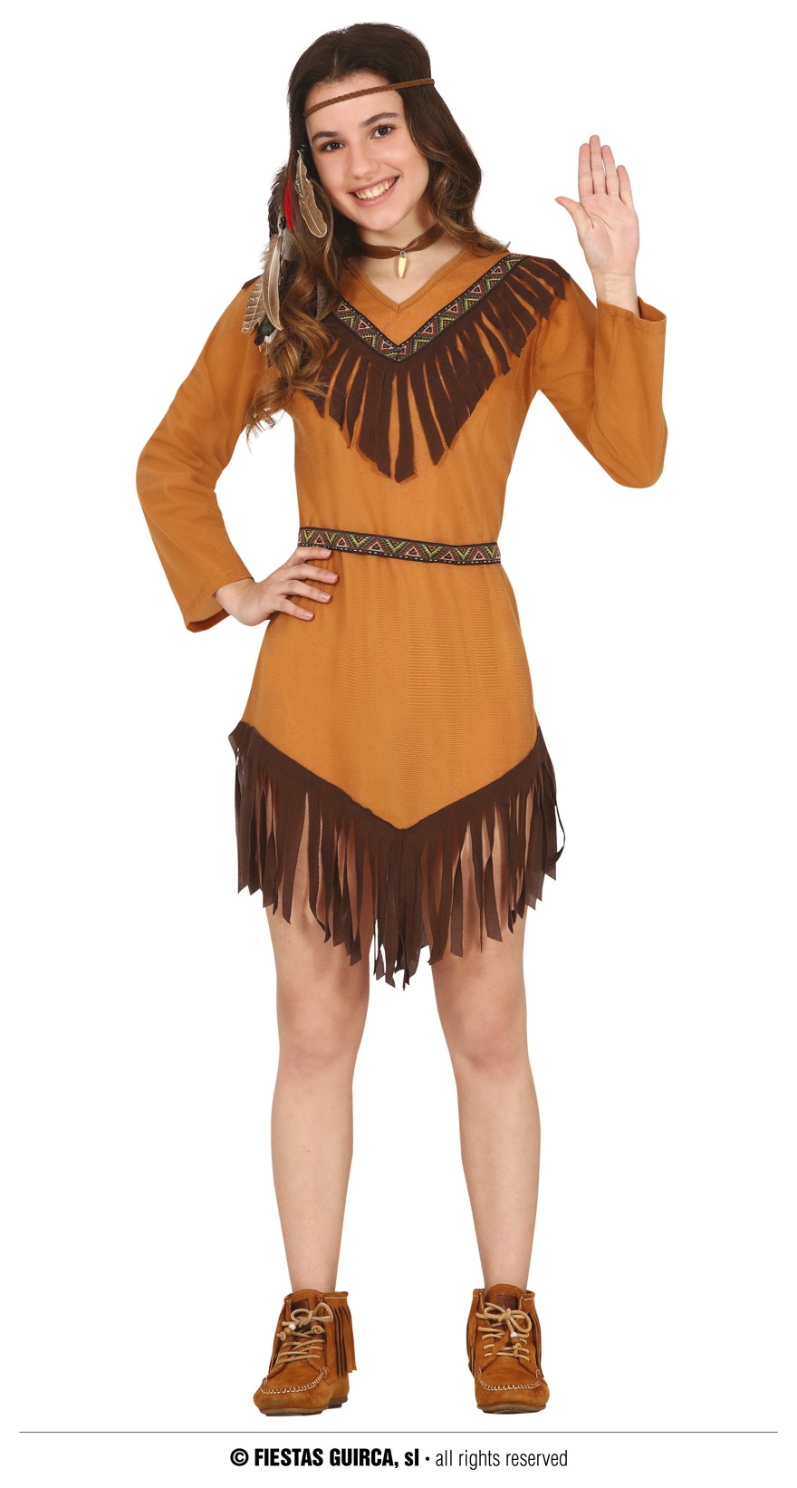 Vestito di sales carnevale da indiana