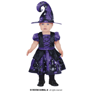 Vestito da Baby Streghetta Viola