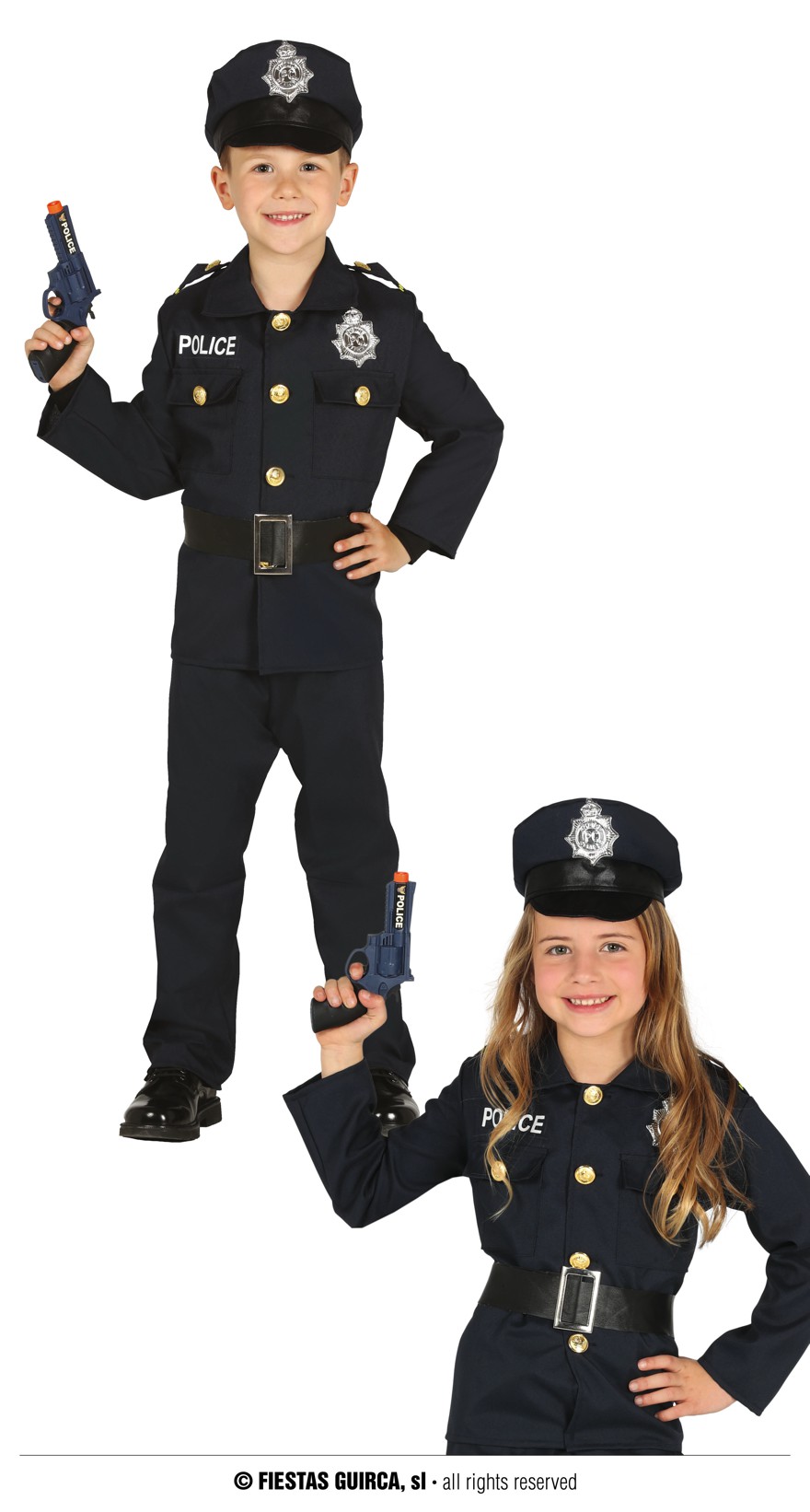 Vestito da poliziotto o poliziotta - Abiti e Maschere