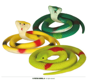 Horror serpenti latex gomma 70cm