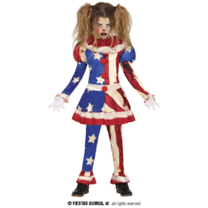 Vestito da Clown Horror Patriotico
