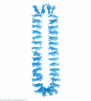 Collana hawaiana azzurra
