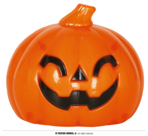 Zucca in plastica con luce10 cm