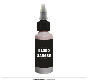 Flacone di sangue in pasta per trucco horror