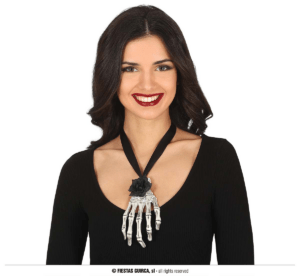 Collana mano scheletro