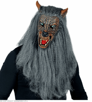 Maschera completa lupo mannaro