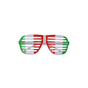 Occhiali party  Italia a righe