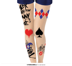 Collant ragazza donna pericolosa cattiva squilibrata
