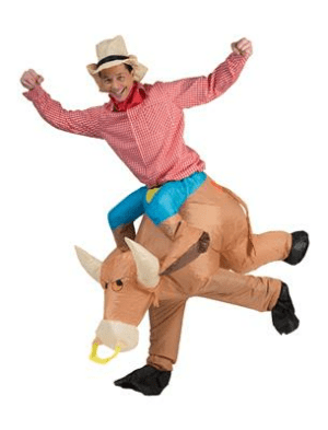 Vestito toro gonfiabile