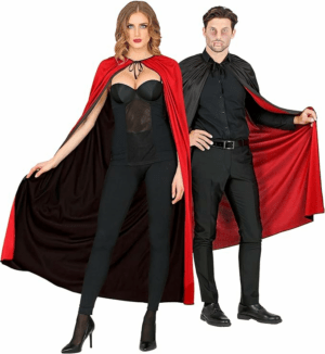 Mantello da vampiro, mago, halloween, 130 cm,